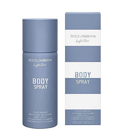 body spray dolce gabbana light blue